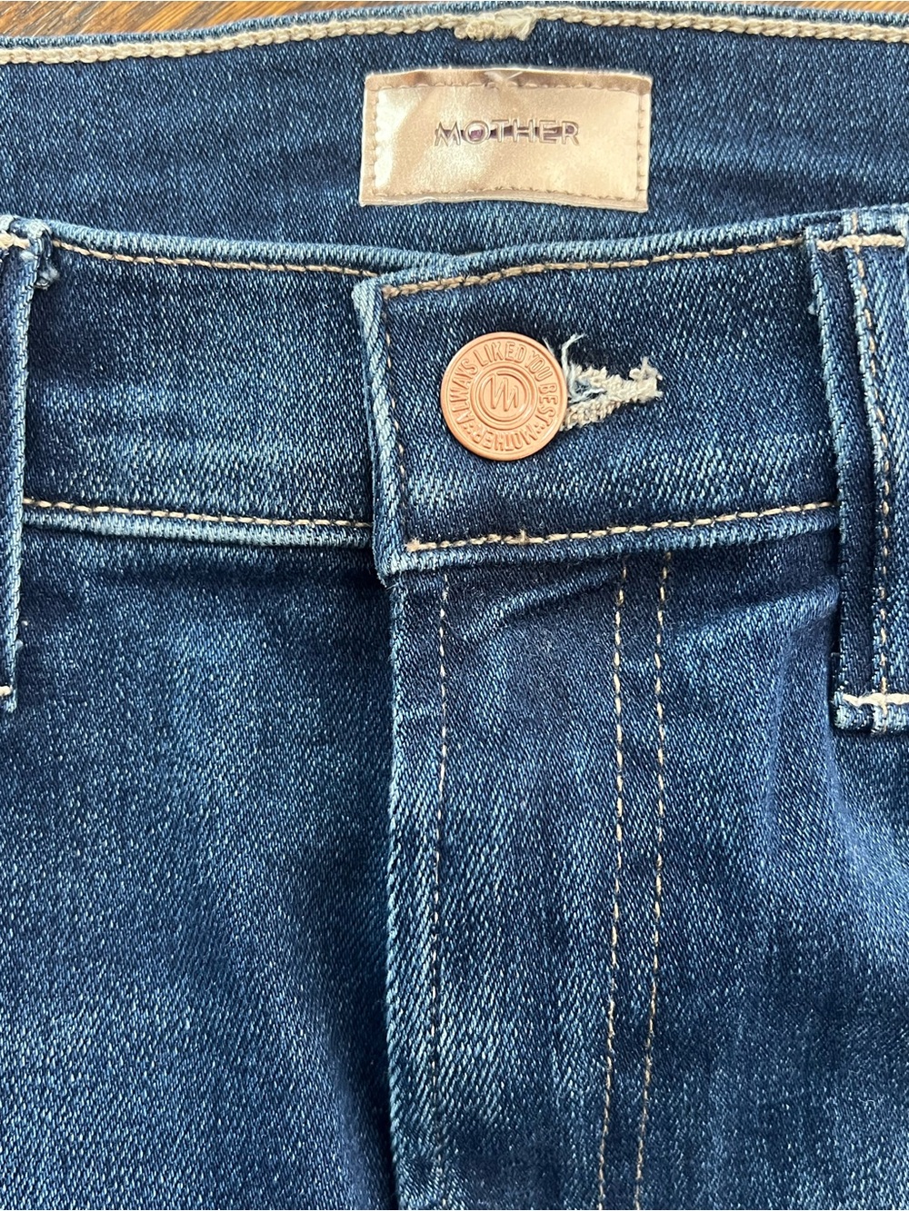 NWOT MOTHER The Hustler Ankle Fray jeans in size 27 - Picture 6 of 13